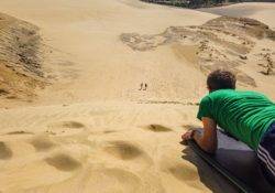 Variante des Sand surfens