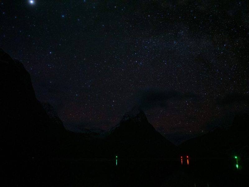 Sternenhimmel im Milford Sound