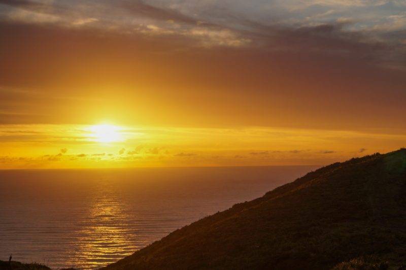 Sonnenuntergang am Cape Reinga