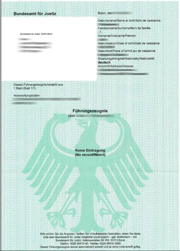 Führungszeugnis Wie Lange Steht Was Drin Deutsches Führungszeugnis in Neuseeland beantragen 2025