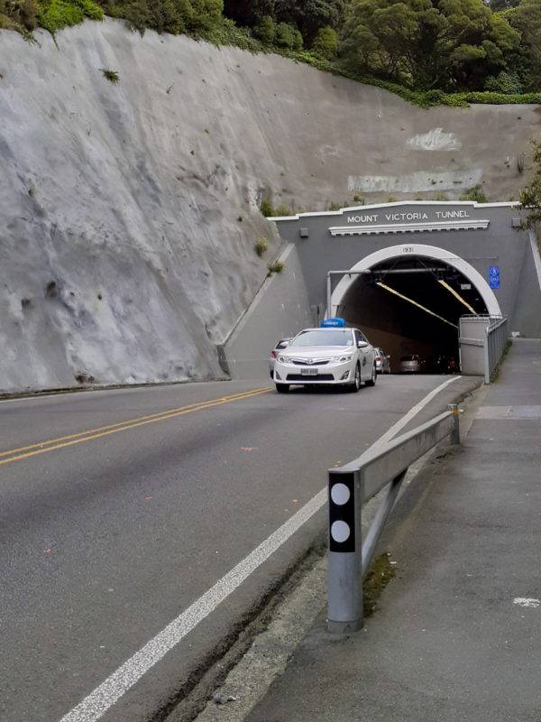 Südende des Victoria Tunnels in Wellington