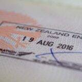 Reisepass mit Neuseeland Stempel